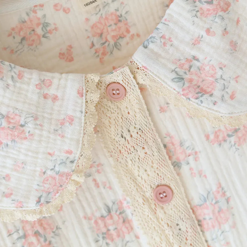 Vintage Bloom - 100% Muslin Cotton Pajama