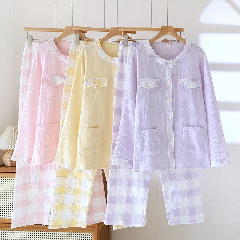 Mia - 100% Muslin Cotton Pajama