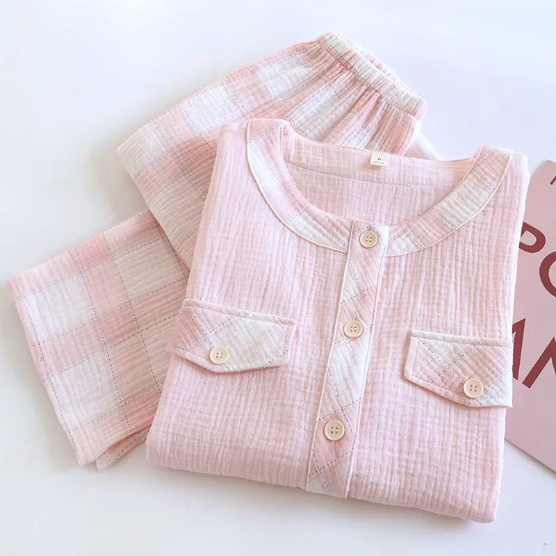 Mia - 100% Muslin Cotton Pajama