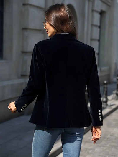 Savannah™ - Elegant Velvet Blazer for a Refined Style