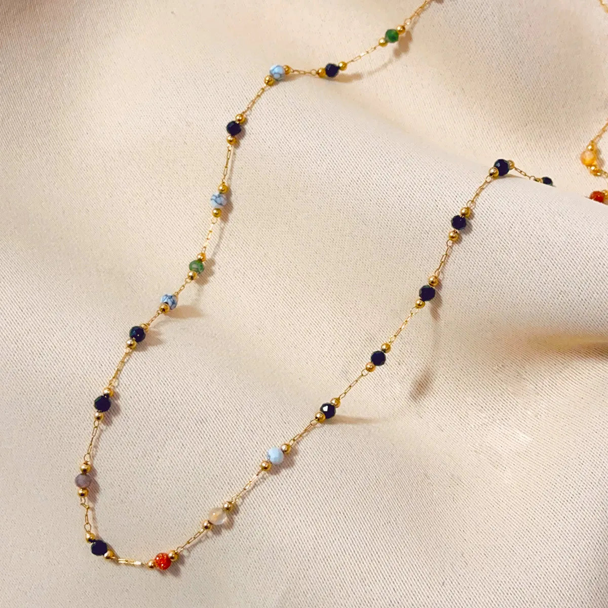 Luna Midnight Stone Necklace