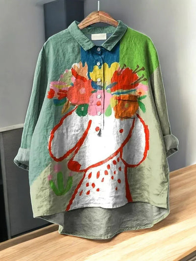 Meike - Classic Floral Blouses