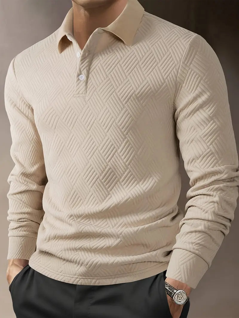 Kenric - Casual Button-Up Textured Shirt