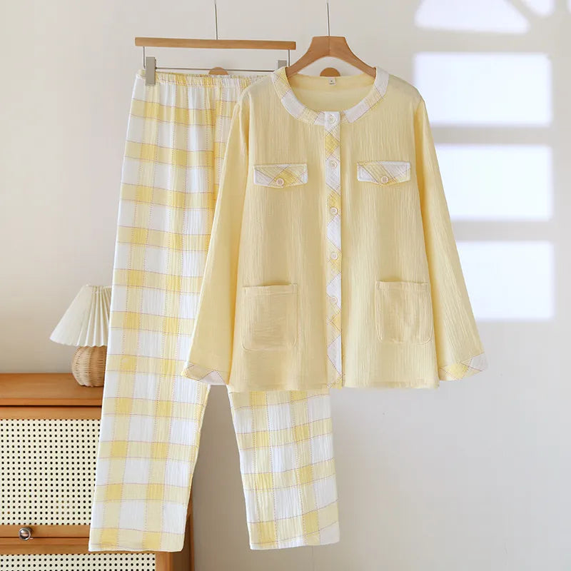 Mia - 100% Muslin Cotton Pajama