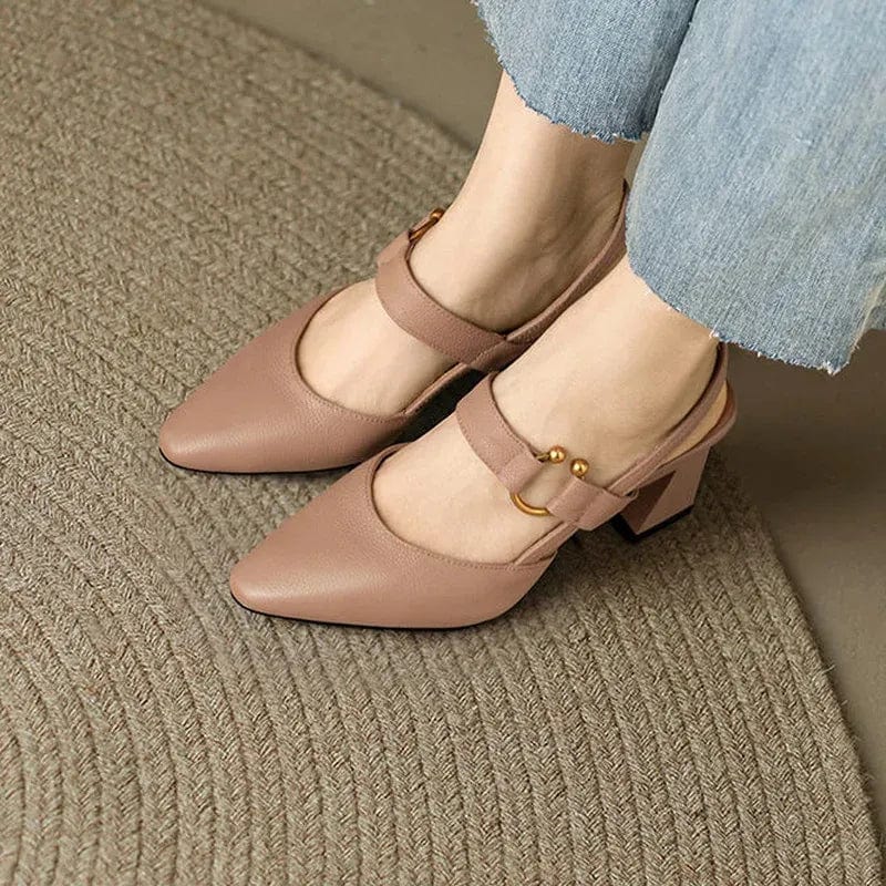 Angela | Stylish Slingback Heels