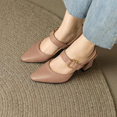 Angela | Stylish Slingback Heels