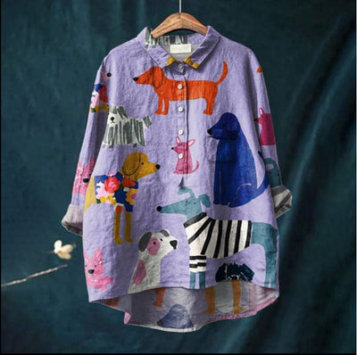 Juliana - Classic Floral Blouses