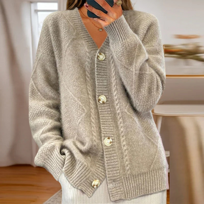 Eloise | Cable-Knit Cardigan