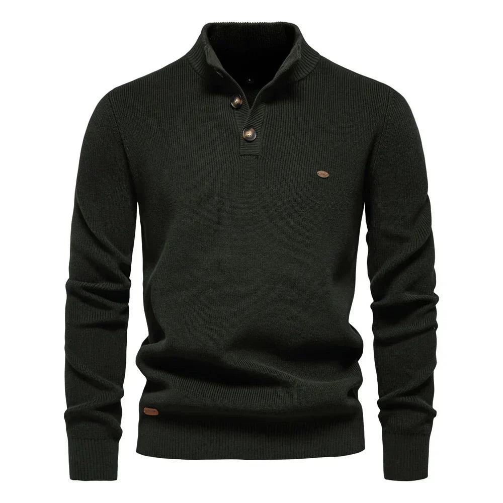 William - Sweater With Button Design