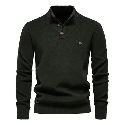 William - Sweater With Button Design