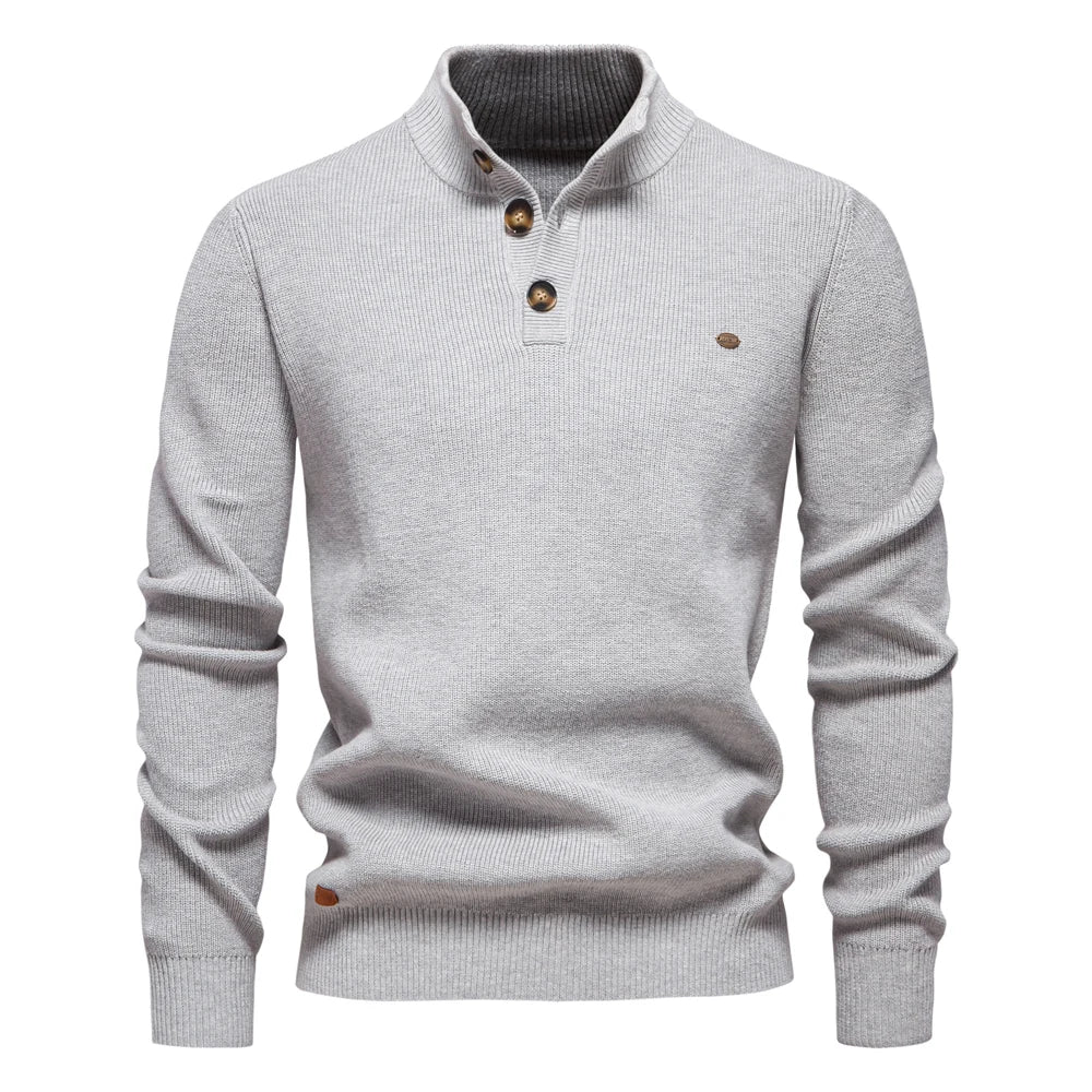 William - Sweater With Button Design