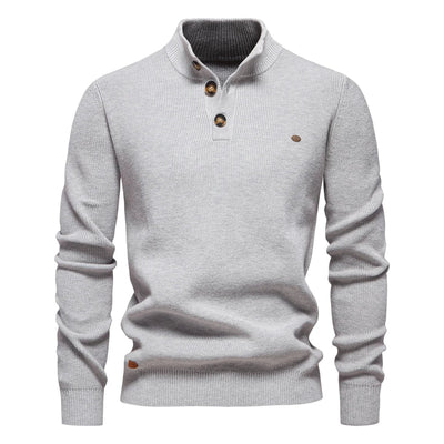 William - Sweater With Button Design