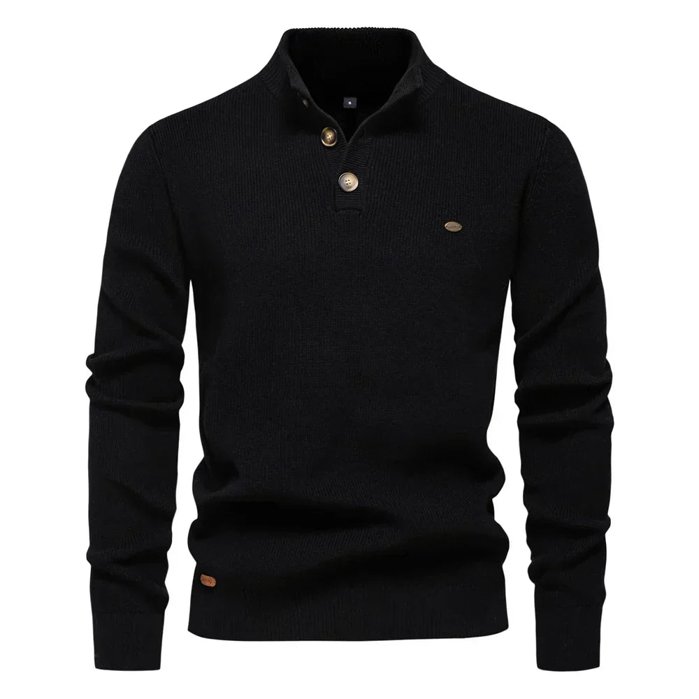William - Sweater With Button Design