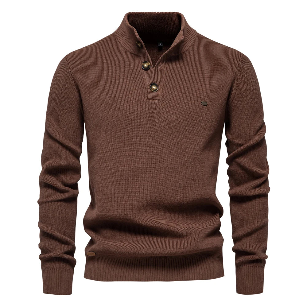 William - Sweater With Button Design