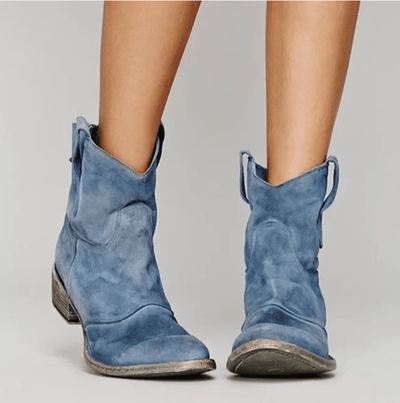 Roselle Suede Cowboy Boots
