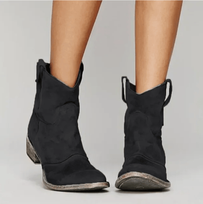 Roselle Suede Cowboy Boots