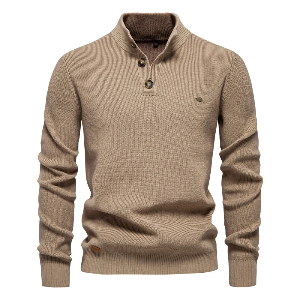 William - Sweater With Button Design