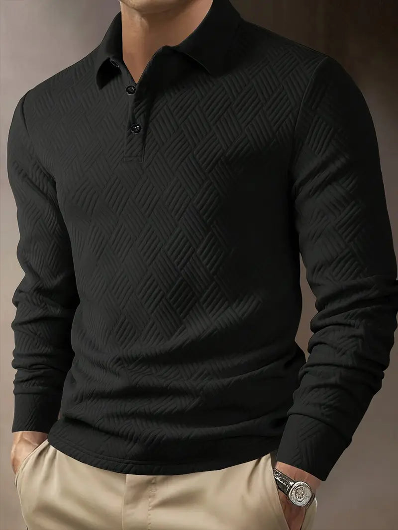 Kenric - Casual Button-Up Textured Shirt
