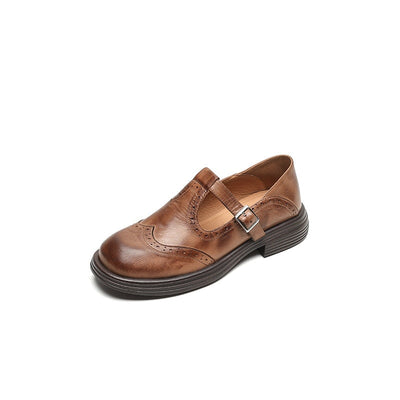 Orthopedic Leather Mary Janes