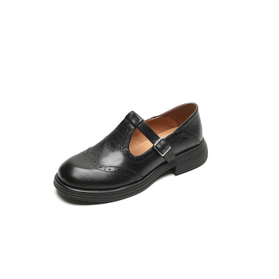 Orthopedic Leather Mary Janes